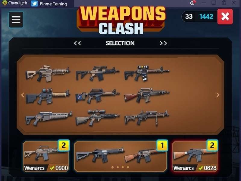 Elite Chandigarh Clash Weapon Selection
